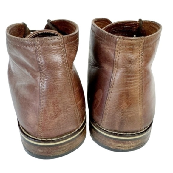 Alfani Jason Brown Leather Chukka Boots Sz 10 Business Everyday Corporate main image 10